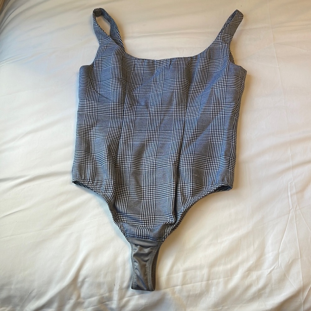 MISTRESS ROCKS GINGHAM BODYSUIT